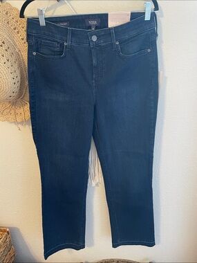 NYDJ Dark Indigo Ankle Marilyn Straight Jeans